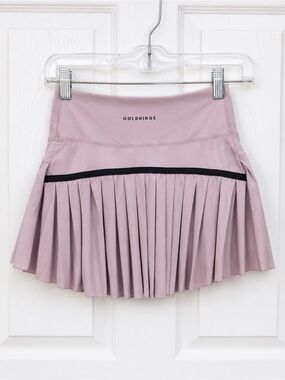 GOLDHINGE Women's Pleated Lavender Tennis Skirt M